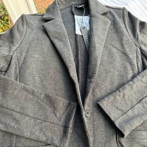 Tahiti Grey Knit Blazer